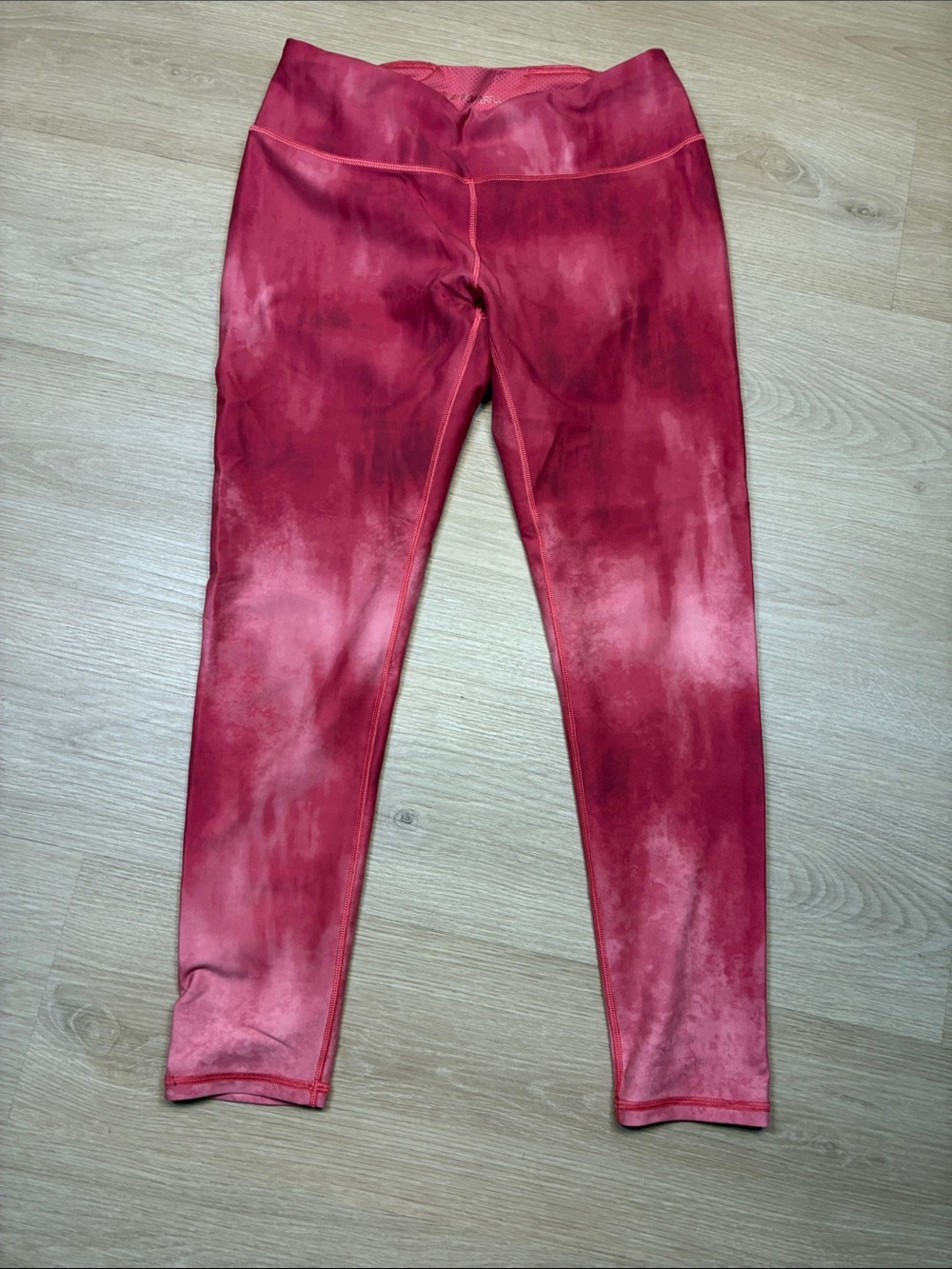 CALIA by Carrie Underwood Pink-Red Tie-Dye Leggings
